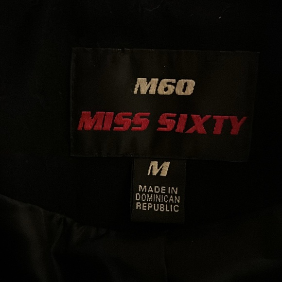 Miss 60 Wool Blend Military Style Dress Coat in Black (size M) - Picture 4 of 5